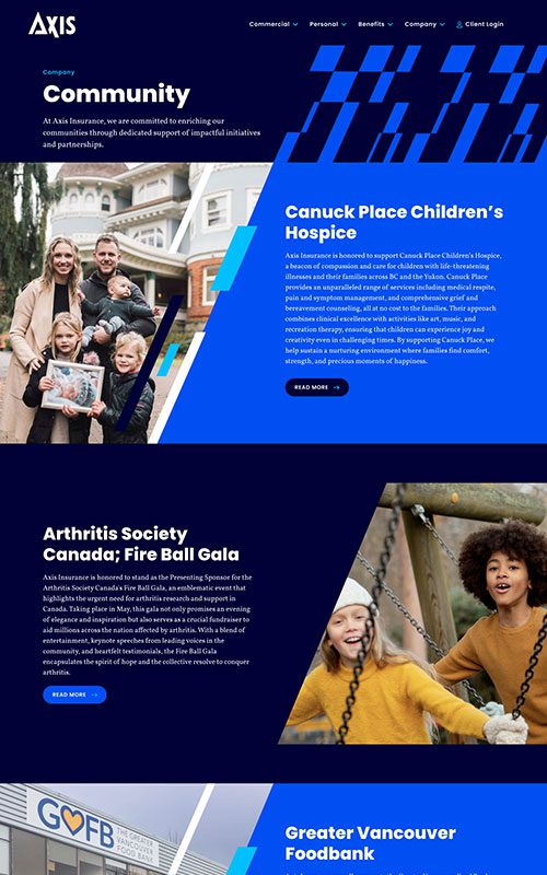 Community-Axis-Insurance-Web-Design